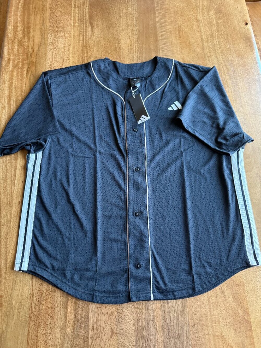 Men's Adidas Stadium Mesh Baseball Shirt size: Large NWT